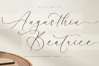 Augusthin Beatrice DEMO VERSION font