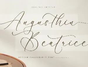 Augusthin Beatrice DEMO VERSION font