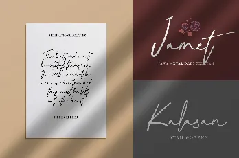 Natural Signature Script font