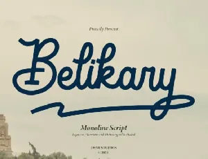 Belikary font