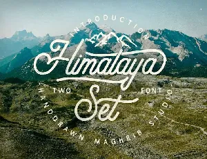 Himalaya Set font