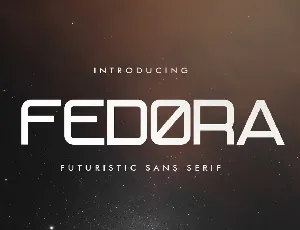 FEDORA font