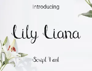 Lily Liana font