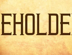 Beholder font