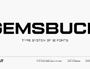 Gemsbuck 01 font