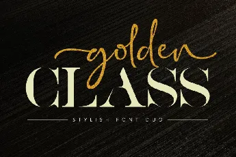 Golden Class Script font