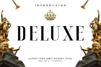 Deluxe Serif font