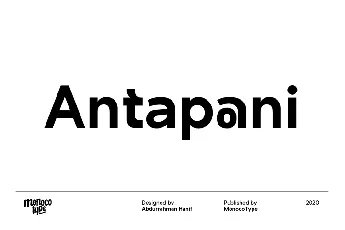 Antapani Sans Serif font