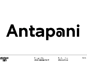 Antapani Sans Serif font