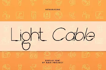 Light Cable Demo font