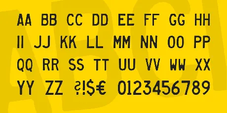 Heavy Equipment font