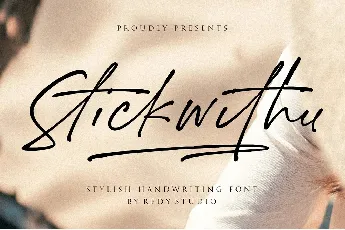 Stickwithu font