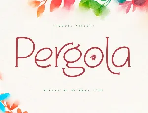 Pergola font