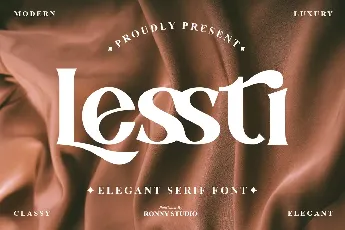 Lessti font