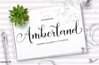 Amberland Script font