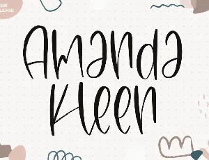 Amanda Kleen Personal Use Only font