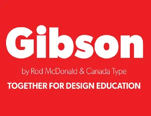 Gibson font