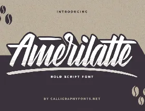 Amerilatte Demo font