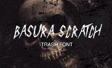 Basura Scratch font