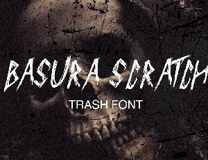 Basura Scratch font