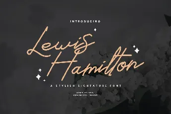 Lewis Hamilton font