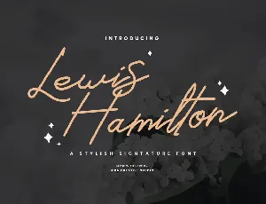 Lewis Hamilton font