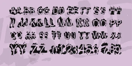 VTKS REFUSED font