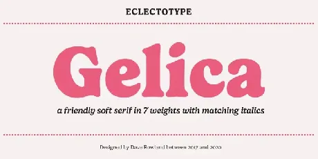 Gelica Family font