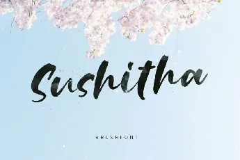 Sushitha Brush font