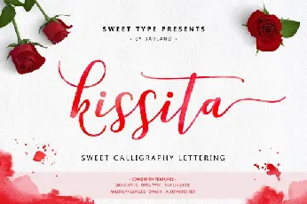 Kissita Script Free font