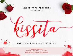 Kissita Script Free font