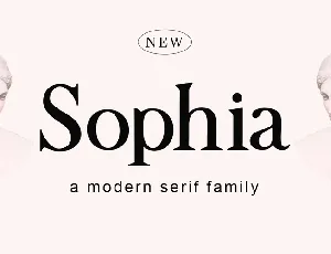 Sophia font