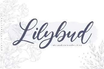 Lilybud font