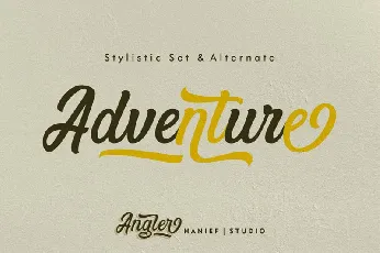 Angler Letter font