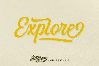 Angler Letter font