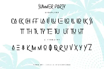 Summer Party font