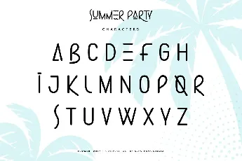 Summer Party font