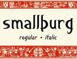 smallburg font