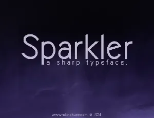 Sparkler-Demo font