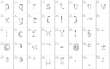 Modern Dot Digital-7 font