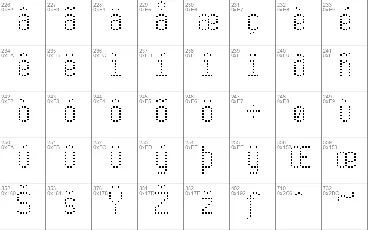 Modern Dot Digital-7 font