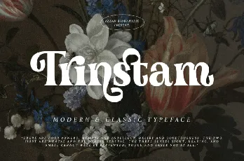 Trinstam Modern font