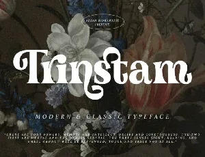 Trinstam Modern font