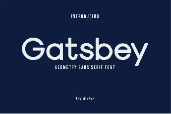 Gatsbey font