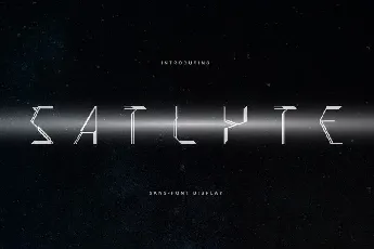 Satlyte Display font