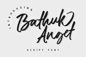 Bathuk Anget font