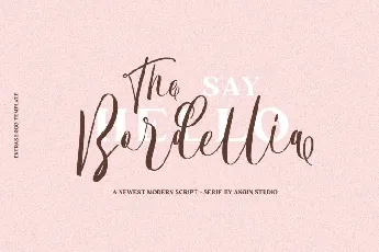 The Bordellia Duo font