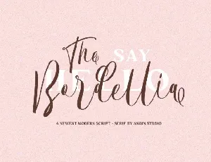 The Bordellia Duo font