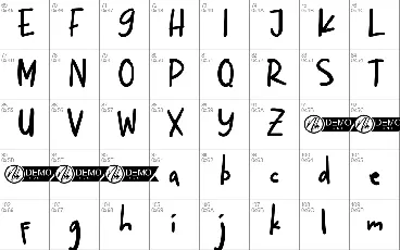 Rasa Nyaman Demo font