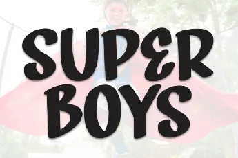 Super Boys Display font